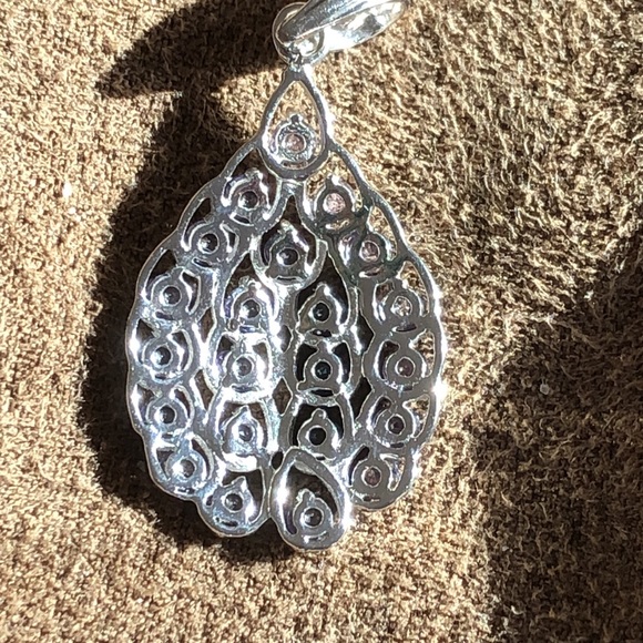 NWOT Sterling Silver Tanzanite Pendant - Picture 5 of 7